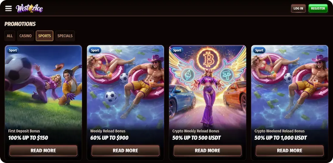 westace casino bonus sport