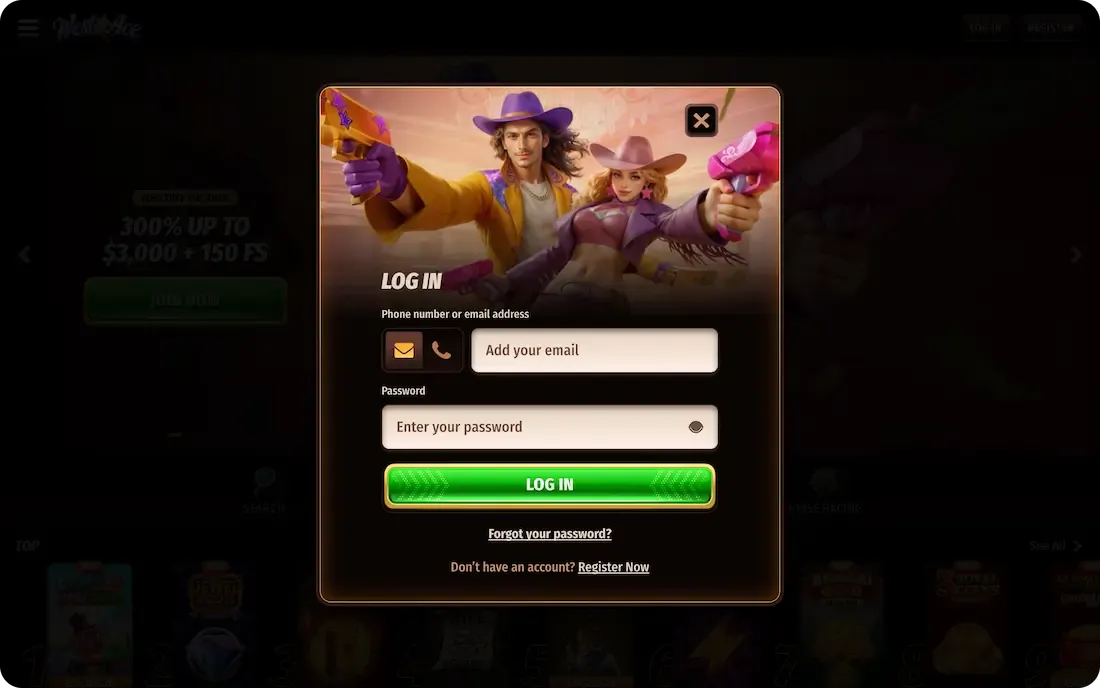 westace casino email login