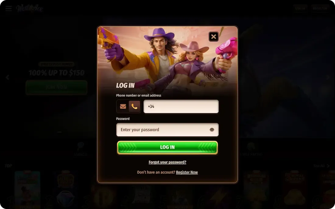 westace casino phone login